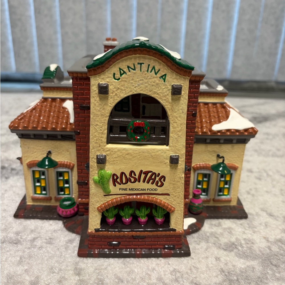 Department 56 Snow Village “Rosita’s Cantina”